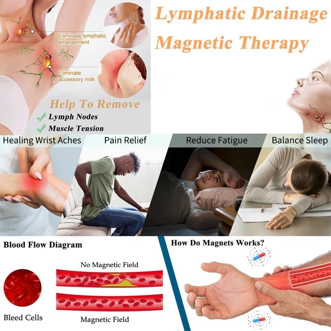 3X Ultra Strength Magnetic Bracelets