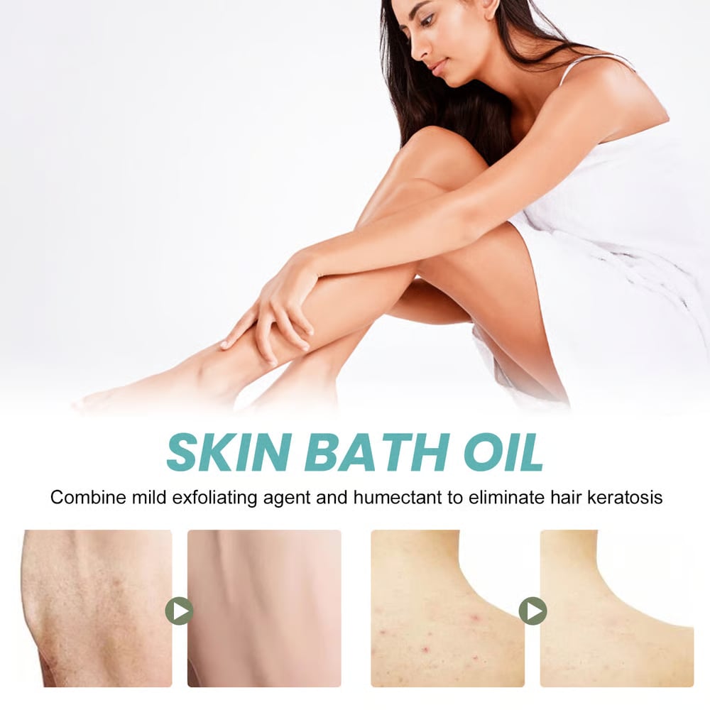💧Indulge in Pure Luxury ✨ Ultra-Hydrating Bath & Shower Oil - For Silky Smooth Skin & Natural Mosquito Protection!