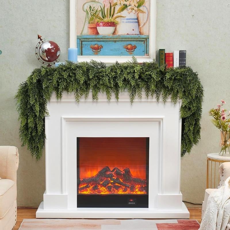 ๐6 FT Artificial Cedar Garland