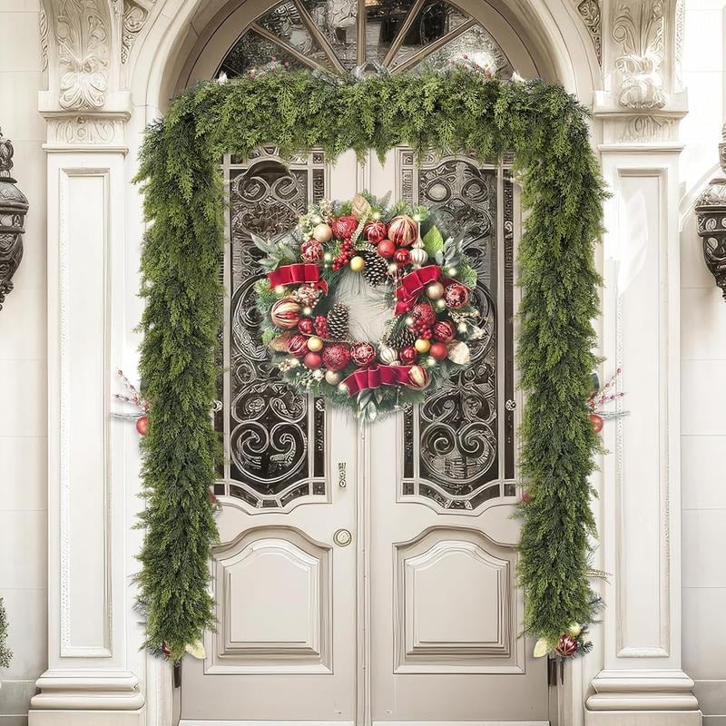 ๐6 FT Artificial Cedar Garland