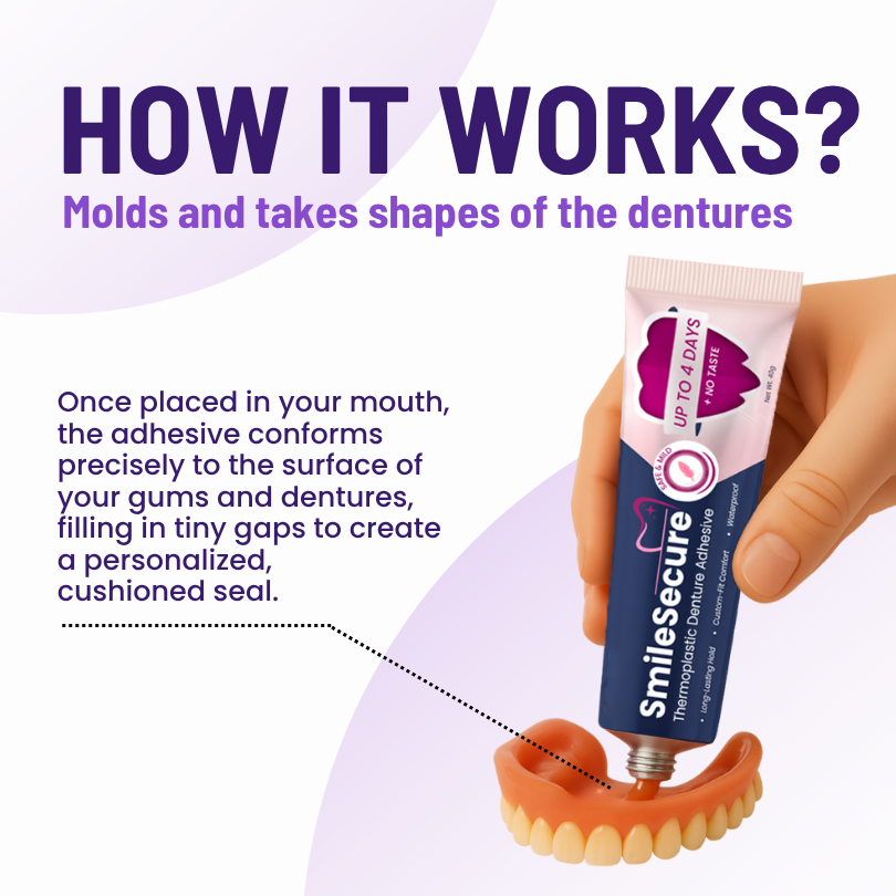 RUSTII® SmileSecure Thermoplastic Denture Adhesive