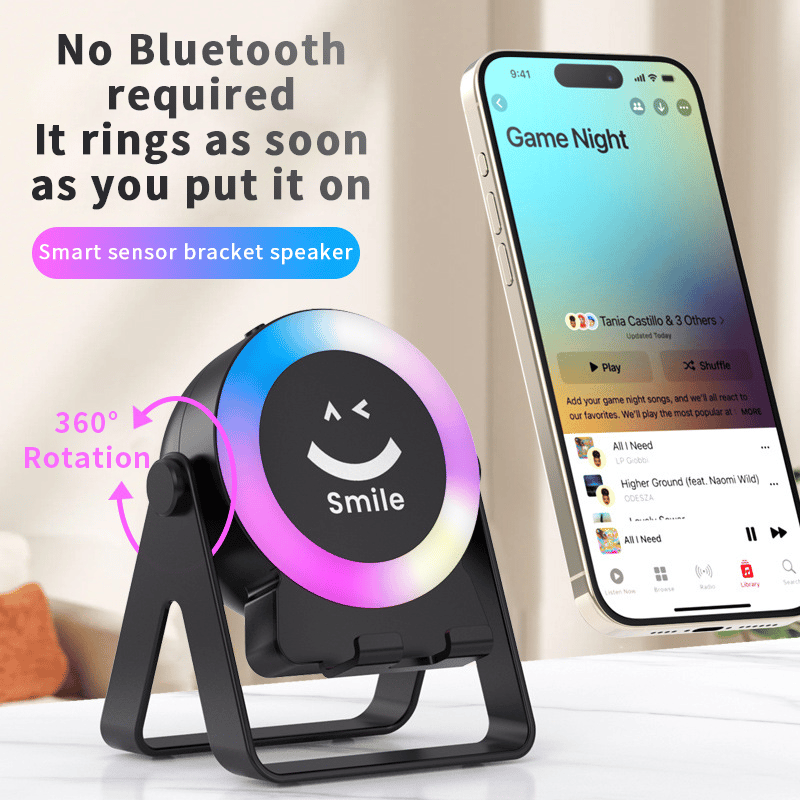 🔥4 IN 1 Wireless Induction Audio Bluetooth Speaker