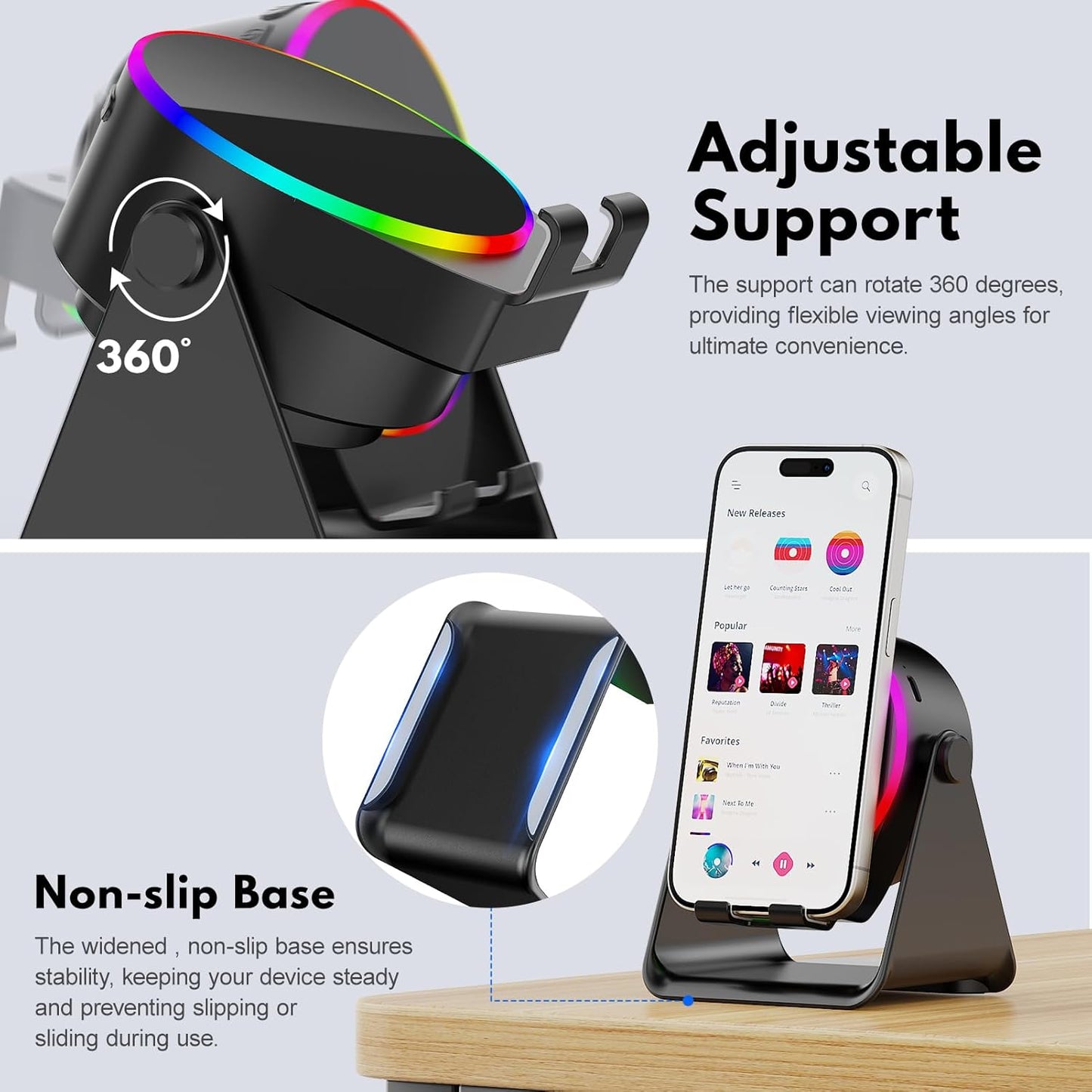 🔥4 IN 1 Wireless Induction Audio Bluetooth Speaker