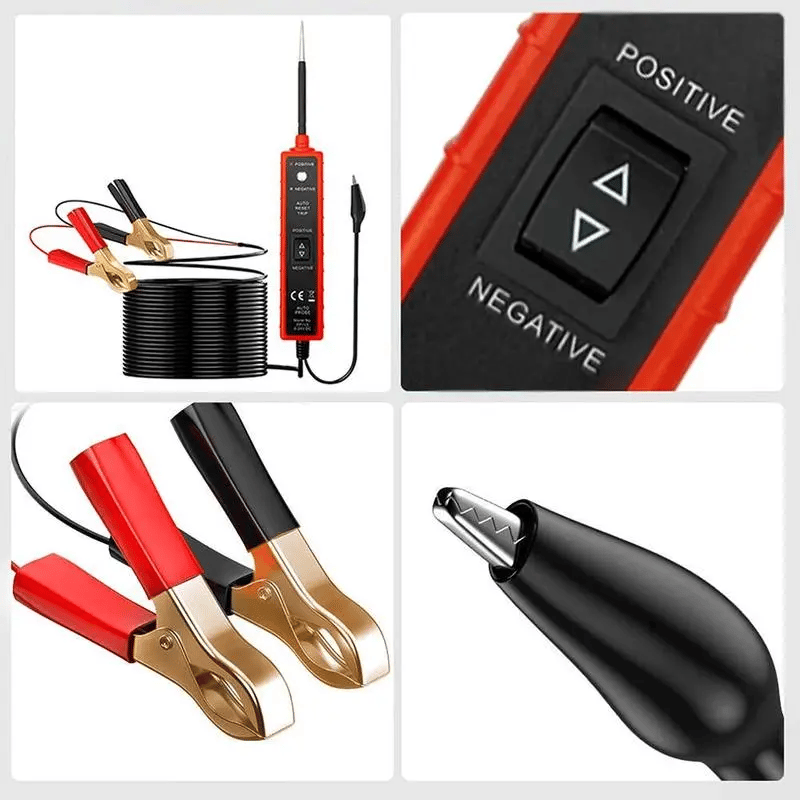 🎁Car Electric Circuit Tester, 6-24V DC Automotive Multifunctional Drive Test Pen, Car Short Circuit/Open Circuit/Leakage Detection Tool