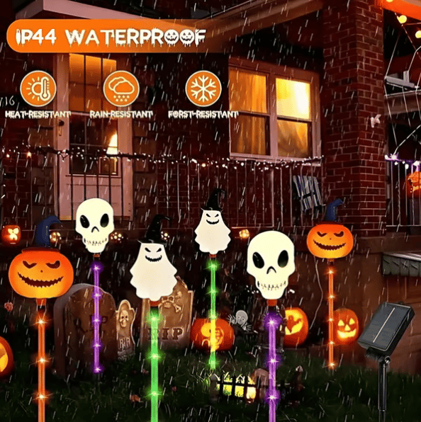 ๐ป๐6-Pack LED Solar Halloween Ground Lights