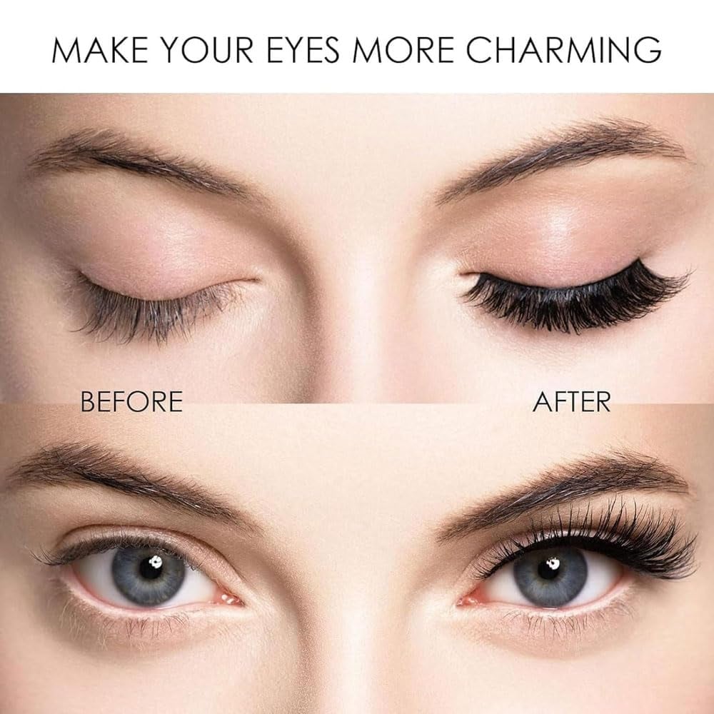 Soft Magnetic Eyelashes All-in-One Box, Reusable