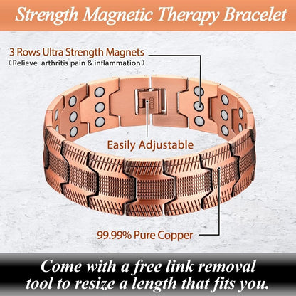 3X Ultra Strength Magnetic Bracelets