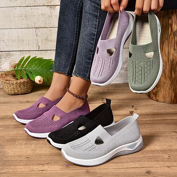 🔥On This Week Sale Off 60%🔥Women's Orthopedic Corrector Walking Sneakers, Comfortable Working Shoes