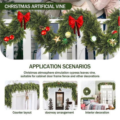 🎄6 FT Artificial Cedar Garland