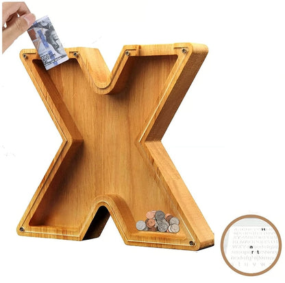 🔥Piggy Bank-Wood Gift For Kids